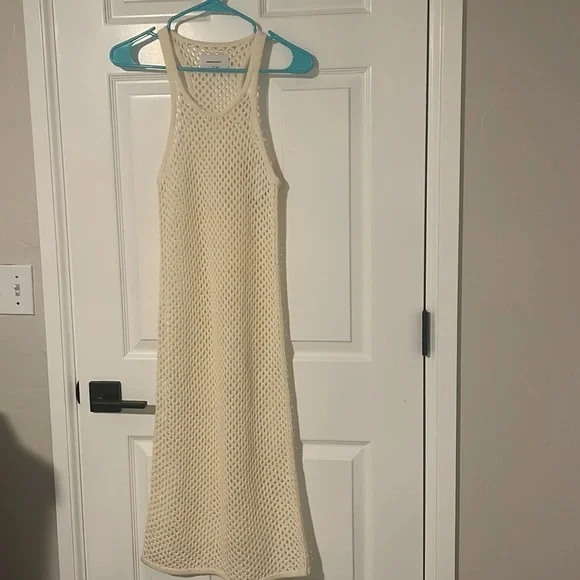 Current Elliott The Blitzed Dress - cream cover up crochet - Picture 7 of 9